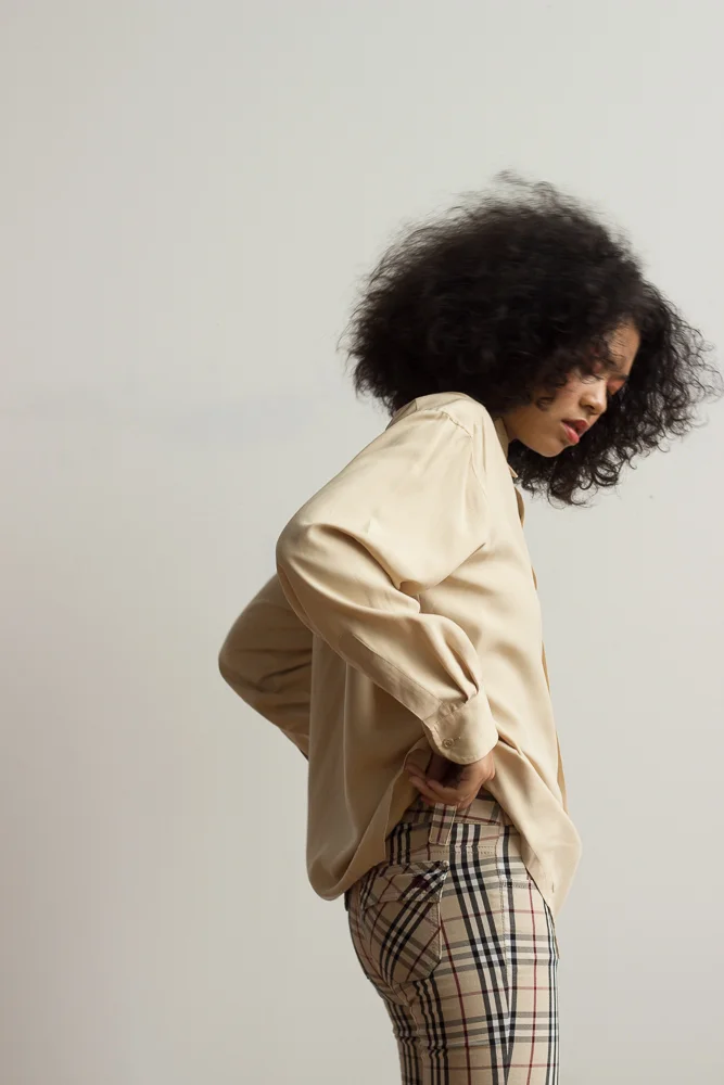 Y2K Burberry Low Rise Flares — Wayward Collection